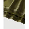 imageSOLY HUX Womens Sleeveless Cami Dress Spaghetti Strap Ruched A Line Flared Elegant Long DressesPure Army Green
