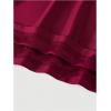 imageSOLY HUX Womens Sleeveless Cami Dress Spaghetti Strap Ruched A Line Flared Elegant Long DressesPure Burgundy