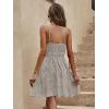 imageSOLY HUX Womens Summer Dress Ditsy Floral Print Spaghetti Strap Flowy Cami Dresses SundressesApricot Floral