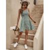 imageSOLY HUX Womens Summer Dress Ditsy Floral Print Spaghetti Strap Flowy Cami Dresses SundressesGreen