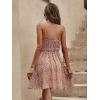 imageSOLY HUX Womens Summer Dress Ditsy Floral Print Spaghetti Strap Flowy Cami Dresses SundressesMulticoloured