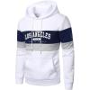 imageSOLY HUX Graphic Hoodies for Men Fleece Pullover Hooded Sweatshirt Long Sleeve Fashion Fall Shirts with Kanga PocketWhite Letter