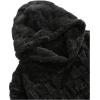 imageSOLY HUX Hoodies for Men Letter Graphic Pullover Hoodie Sherpa Embroidery Long Sleeve Fleece Hooded SweatshirtBlack Letter