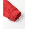 imageSOLY HUX Hoodies for Men Letter Graphic Pullover Hoodie Sherpa Embroidery Long Sleeve Fleece Hooded SweatshirtRed Letter