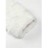 imageSOLY HUX Hoodies for Men Letter Graphic Pullover Hoodie Sherpa Embroidery Long Sleeve Fleece Hooded SweatshirtWhite Letter