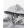 imageSOLY HUX Mens Quarter Zip Hoodies Zip Up Hoodie Long Sleeve Drop Shoulder Sweatshirt Casual PulloverPlain Light Grey