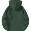 imageSOLY HUX Mens Quarter Zip Hoodies Zip Up Hoodie Long Sleeve Drop Shoulder Sweatshirt Casual PulloverPure Army Green