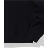 imageSOLY HUX Mens Quarter Zip Hoodies Zip Up Hoodie Long Sleeve Drop Shoulder Sweatshirt Casual PulloverPure Black
