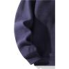 imageSOLY HUX Mens Quarter Zip Hoodies Zip Up Hoodie Long Sleeve Drop Shoulder Sweatshirt Casual PulloverPure Blue