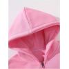 imageSOLY HUX Mens Quarter Zip Hoodies Zip Up Hoodie Long Sleeve Drop Shoulder Sweatshirt Casual PulloverPure Pink