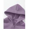 imageSOLY HUX Mens Quarter Zip Hoodies Zip Up Hoodie Long Sleeve Drop Shoulder Sweatshirt Casual PulloverPure Purple