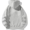imageSOLY HUX Mens Quarter Zip Hoodies Zip Up Hoodie Long Sleeve Drop Shoulder Sweatshirt Casual PulloverPure White
