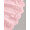 imageSOLY HUX Womens Lace Trim Ruched Bandeau Crop Tube Tops Bowknot Front Strapless Summer TopsLight Pink