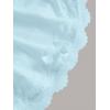 imageSOLY HUX Womens Lace Trim Ruched Bandeau Crop Tube Tops Bowknot Front Strapless Summer TopsPlain Light Blue
