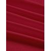 imageSOLY HUX Womens Lace Trim Ruched Bandeau Crop Tube Tops Bowknot Front Strapless Summer TopsPure Burgundy