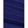 imageSOLY HUX Womens Lace Trim Ruched Bandeau Crop Tube Tops Bowknot Front Strapless Summer TopsPure Royal Blue