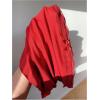imageSOLY HUX Womens Lace Trim Ruched Bandeau Crop Tube Tops Bowknot Front Strapless Summer TopsSolid Burgundy