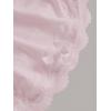 imageSOLY HUX Womens Lace Trim Ruched Bandeau Crop Tube Tops Bowknot Front Strapless Summer TopsSolid Pink
