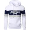 imageSOLY HUX Graphic Hoodies for Men Fleece Pullover Hooded Sweatshirt Long Sleeve Fashion Fall Shirts with Kanga PocketWhite Letter