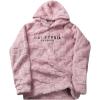 imageSOLY HUX Hoodies for Men Letter Graphic Pullover Hoodie Sherpa Embroidery Long Sleeve Fleece Hooded SweatshirtPink Letter