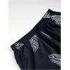 imageSOLY HUX Mens 2 Piece Outfits Tropical Print Short Sleeve Button Down Hawaiian Shirt and Shorts SetBlack Leaf Print