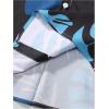 imageSOLY HUX Mens 2 Piece Outfits Tropical Print Short Sleeve Button Down Hawaiian Shirt and Shorts SetBlack Tropical Print
