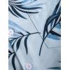 imageSOLY HUX Mens 2 Piece Outfits Tropical Print Short Sleeve Button Down Hawaiian Shirt and Shorts SetBlue Tropical Print