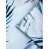 imageSOLY HUX Mens 2 Piece Outfits Tropical Print Short Sleeve Button Down Hawaiian Shirt and Shorts SetBlue Tropical Print