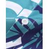 imageSOLY HUX Mens 2 Piece Outfits Tropical Print Short Sleeve Button Down Hawaiian Shirt and Shorts SetBlue and White Tropical