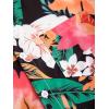 imageSOLY HUX Mens 2 Piece Outfits Tropical Print Short Sleeve Button Down Hawaiian Shirt and Shorts SetMulticoloured Floral Print