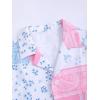 imageSOLY HUX Mens 2 Piece Outfits Tropical Print Short Sleeve Button Down Hawaiian Shirt and Shorts SetMulticoloured Paisley