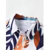 imageSOLY HUX Mens 2 Piece Outfits Tropical Print Short Sleeve Button Down Hawaiian Shirt and Shorts SetNavy Blue Tropical