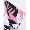 imageSOLY HUX Mens 2 Piece Outfits Tropical Print Short Sleeve Button Down Hawaiian Shirt and Shorts SetPink Tropical
