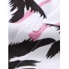 imageSOLY HUX Mens 2 Piece Outfits Tropical Print Short Sleeve Button Down Hawaiian Shirt and Shorts SetTropical Pink