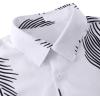 imageSOLY HUX Mens 2 Piece Outfits Tropical Print Short Sleeve Button Down Hawaiian Shirt and Shorts SetWhite Leaf Print