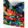 imageSOLY HUX Womens Boho 2 Piece Outfits Floral Print Colorful Tube Top and Ruffle Hem Maxi Skirt SetBlack Floral Print