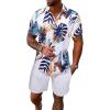Navy Blue Tropical