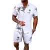 White Tropical Print