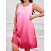 imageSOLY HUX Plus Size Summer Dresses for Curvy Women Ombre Sundress Casual Sleeveless Midi Tank DressHot Pink