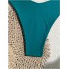 imageSOLY HUX Womens 2 Piece Bikini Set Metal Decor Halter Swimsuit Tie Back High Cut Bathing SuitSolid Teal Blue