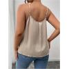 imageSOLY HUX Womens Plus Size Camisole Tops Spaghetti Strap Pleated Loose Fit Dressy Casual Flowy TopsPure Gold