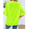 imageSOLY HUX Womens Figure Graphic Tees Criss Cross Cut Out Half Sleeve T Shirt Summer TopsGreen Figure