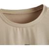imageSOLY HUX Womens Graphic Oversized Tees Letter Print Summer Tops Vintage Half Sleeve Loose Casual T ShirtsBeigeBlack