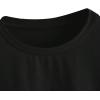 imageSOLY HUX Womens Graphic Oversized Tees Letter Print Summer Tops Vintage Half Sleeve Loose Casual T ShirtsBlack Graphic Letter