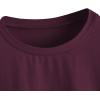 imageSOLY HUX Womens Graphic Oversized Tees Letter Print Summer Tops Vintage Half Sleeve Loose Casual T ShirtsBurgundy Ny