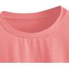 imageSOLY HUX Womens Graphic Oversized Tees Letter Print Summer Tops Vintage Half Sleeve Loose Casual T ShirtsLetter Pink