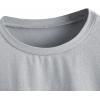 imageSOLY HUX Womens Graphic Oversized Tees Letter Print Summer Tops Vintage Half Sleeve Loose Casual T ShirtsLight Grey Bk