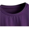 imageSOLY HUX Womens Graphic Oversized Tees Letter Print Summer Tops Vintage Half Sleeve Loose Casual T ShirtsPurple Ny