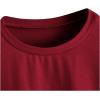 imageSOLY HUX Womens Graphic Oversized Tees Letter Print Summer Tops Vintage Half Sleeve Loose Casual T ShirtsRed Ny