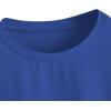 imageSOLY HUX Womens Graphic Oversized Tees Letter Print Summer Tops Vintage Half Sleeve Loose Casual T ShirtsRoyal Blue Ny